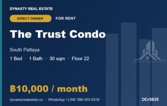 The Trust South Pattaya 1-Bed Condo for Rent