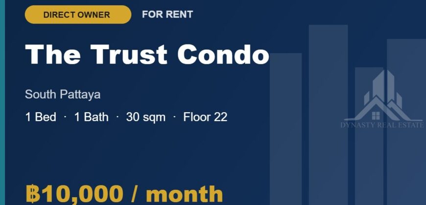 The Trust South Pattaya 1-Bed Condo for Rent