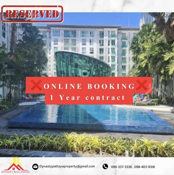 Unit booked in pattaya – booked by dynasty real estate pattaya