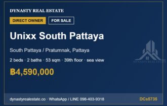 Unixx South Pattaya 2-Bed Sea View Condo for Sale