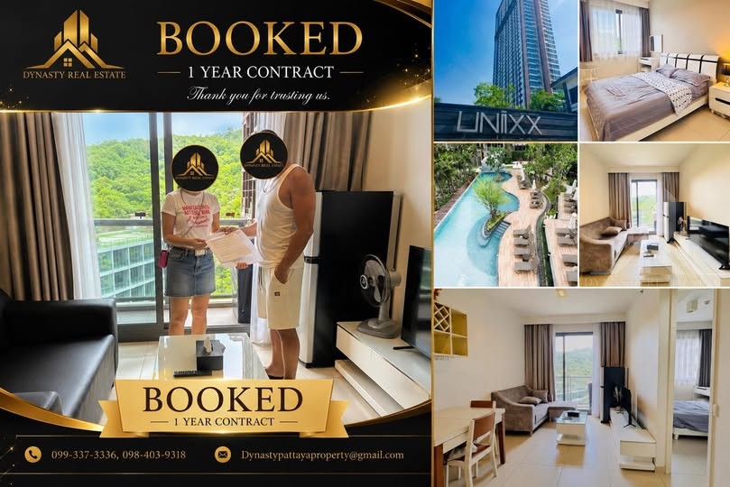 Unixx south pattaya – booked by dynasty real estate pattaya