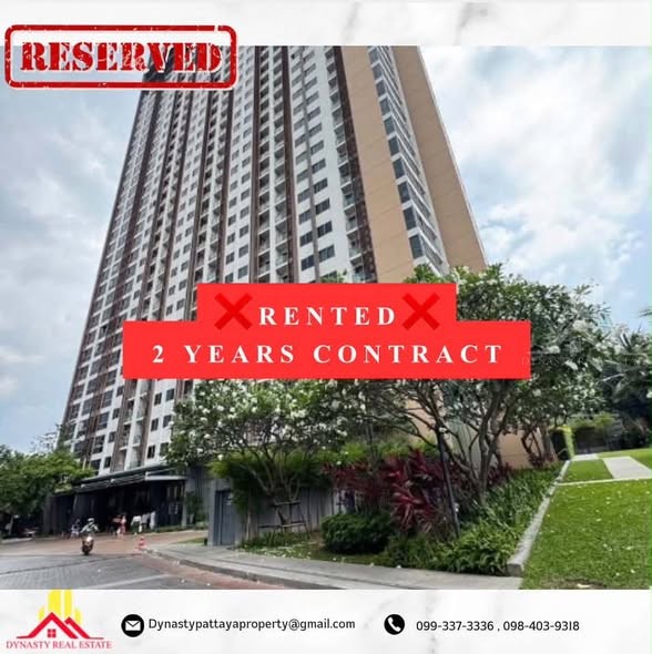 Unixx south pattaya – rented by dynasty real estate pattaya