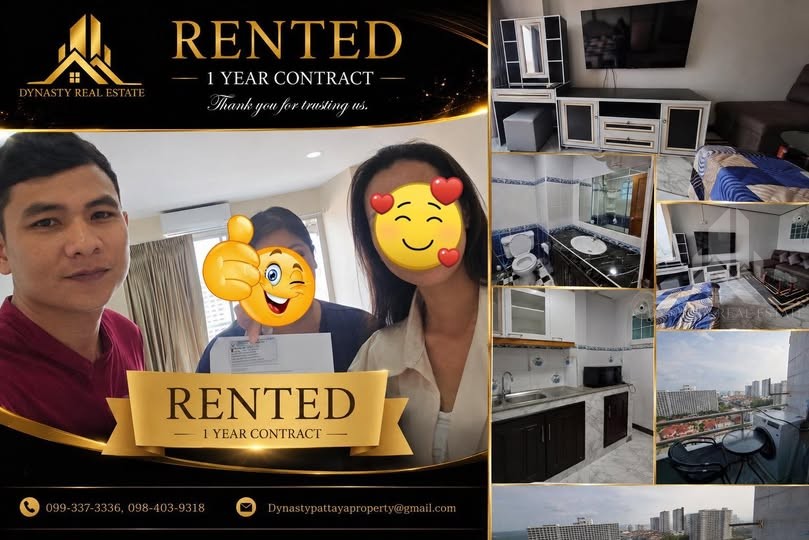View talay 1 condominium | 1 year lease agreement – rented by dynasty real estate pattaya