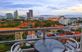 View Talay 2 Studio Condo for Rent, Jomtien – 14th Floor Sea View